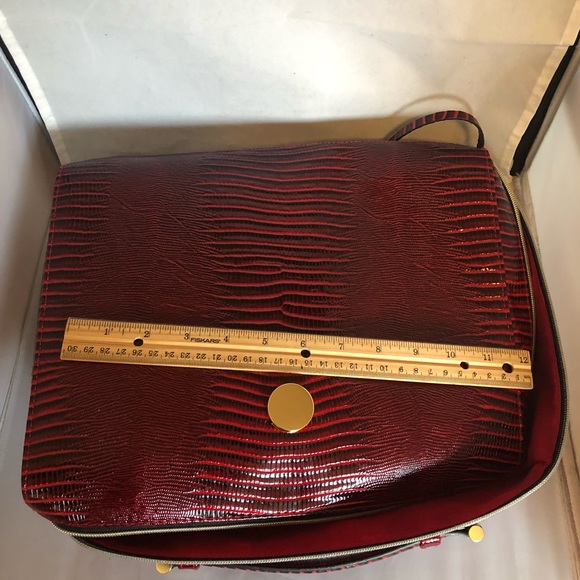 Cosmetics vanity travel storage full zip case large - Picture 6 of 8